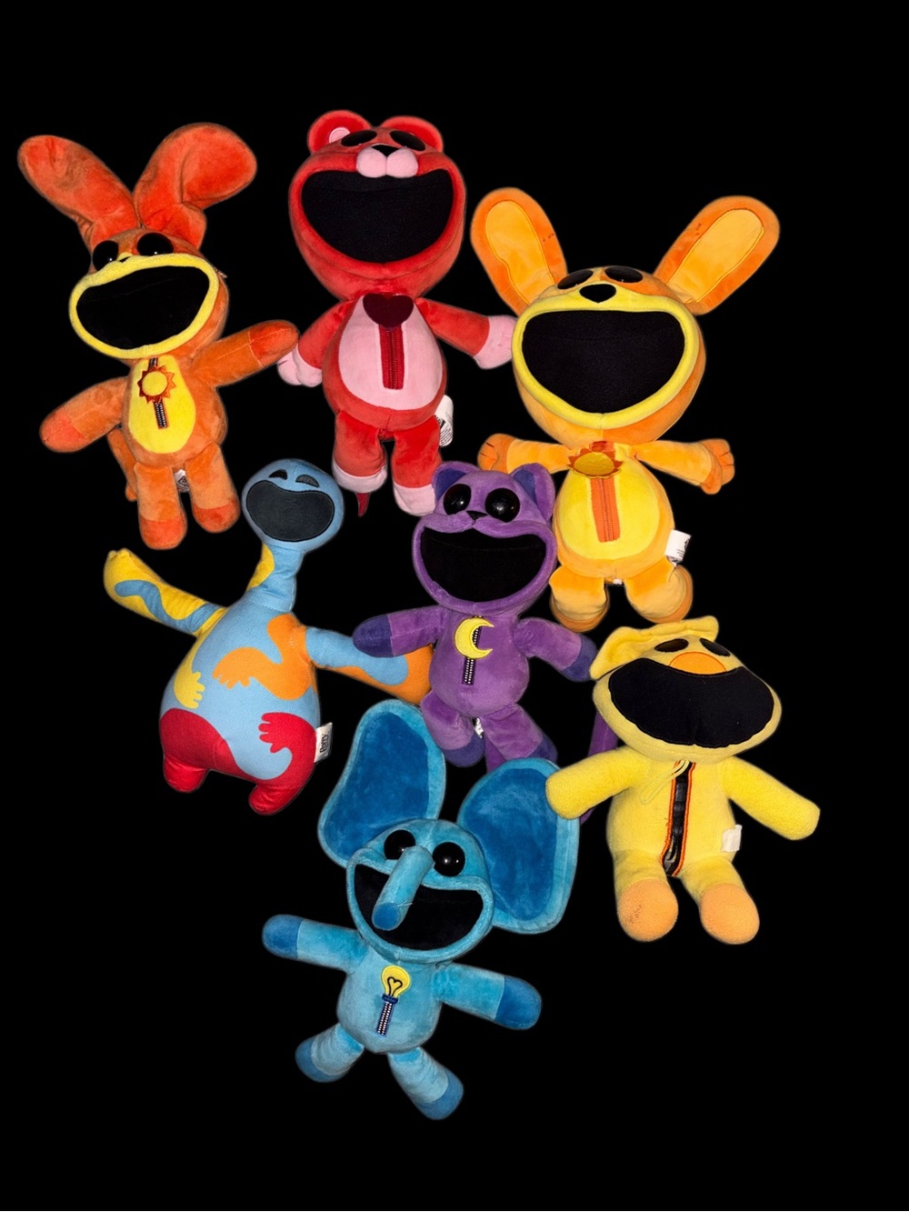 7X poppy playtime plush characters